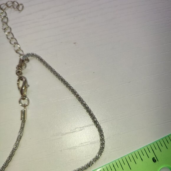 Classy Silver Bracelet Extension Vintage Twisted Rope Pattern Medium Large Wrist - Picture 6 of 6